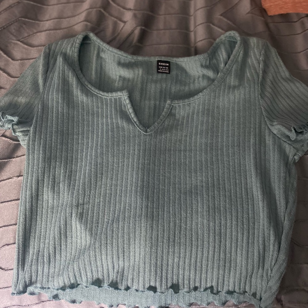 A crop shirt